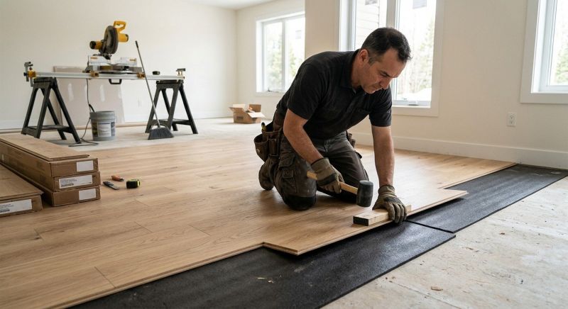 Engineered Wood Installation in Waltham, MA