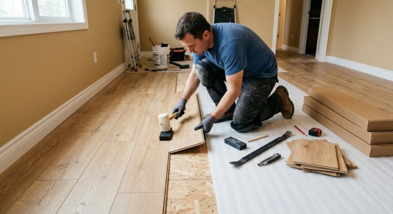 Laminate Floor Installation in Everett, MA