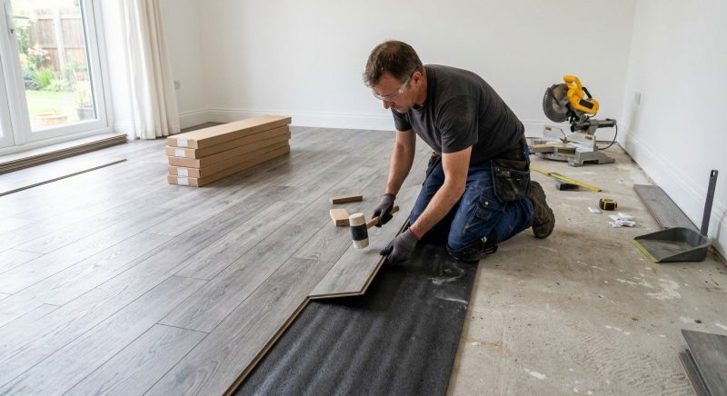 Laminate Floor Replacement in Carlisle, MA