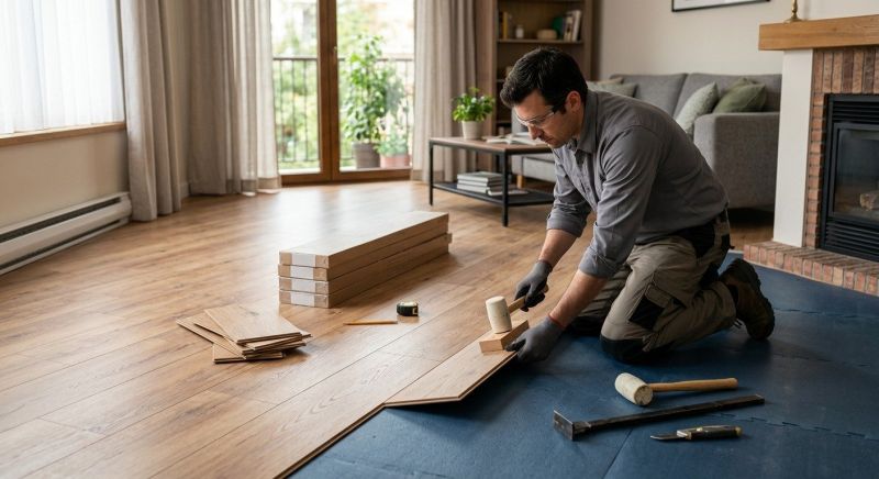 Laminate Floor Replacement in Dunstable, MA