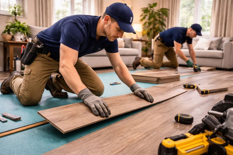 Laminate Floor Replacement in Lexington, MA