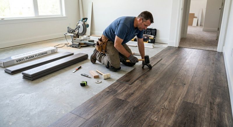 Linoleum Floor Installation in Burlington, MA