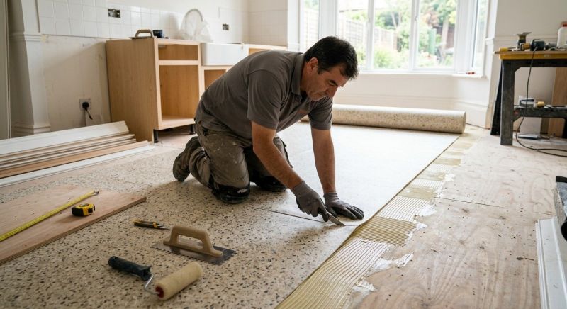 Linoleum Floor Installation in Carlisle, MA