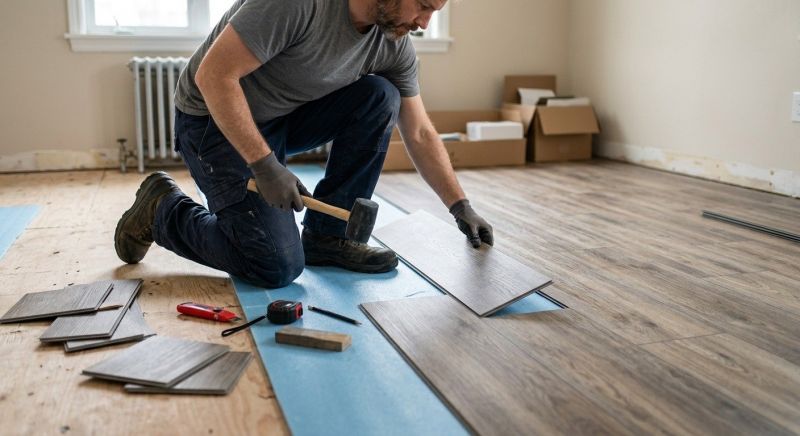 Linoleum Floor Installation in Carlisle, MA