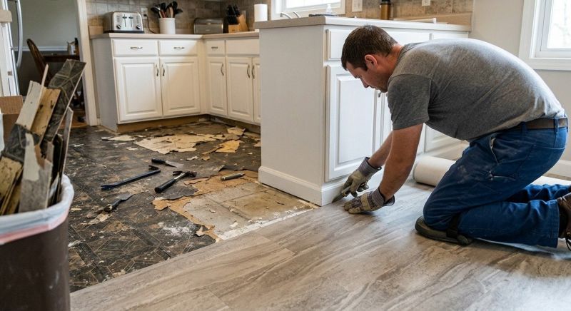 Linoleum Floor Installation in Saugus, MA