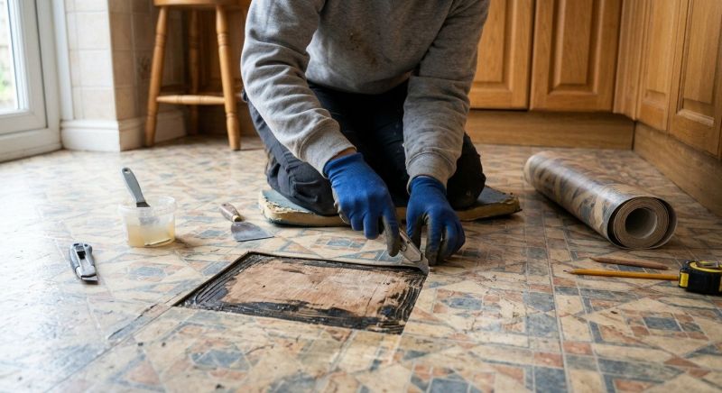 Linoleum Floor Installation in Winchester, MA