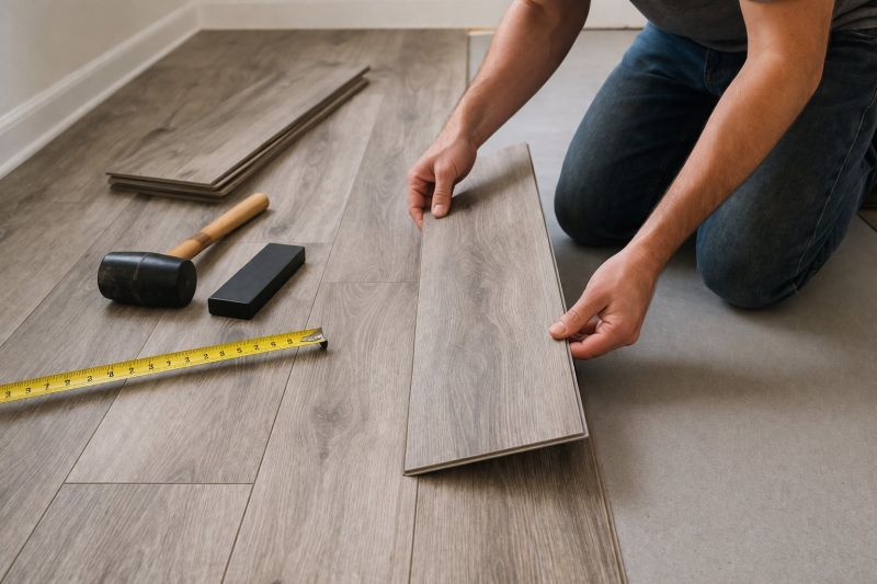 Luxury Vinyl Tile Installation in North Reading, MA