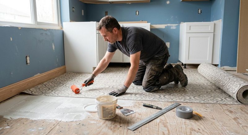 Sheet Flooring Installation in Brookline, MA