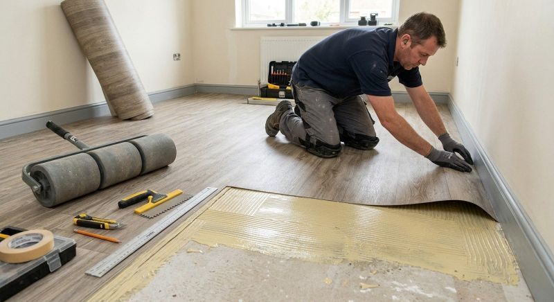 Sheet Flooring Installation in Groton, MA