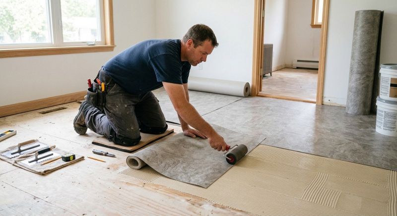 Sheet Flooring Installation in Needham, MA