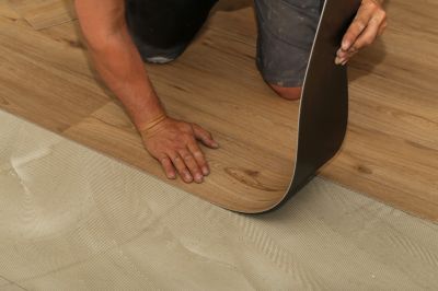 Sheet Linoleum Installation in Norfolk, MA