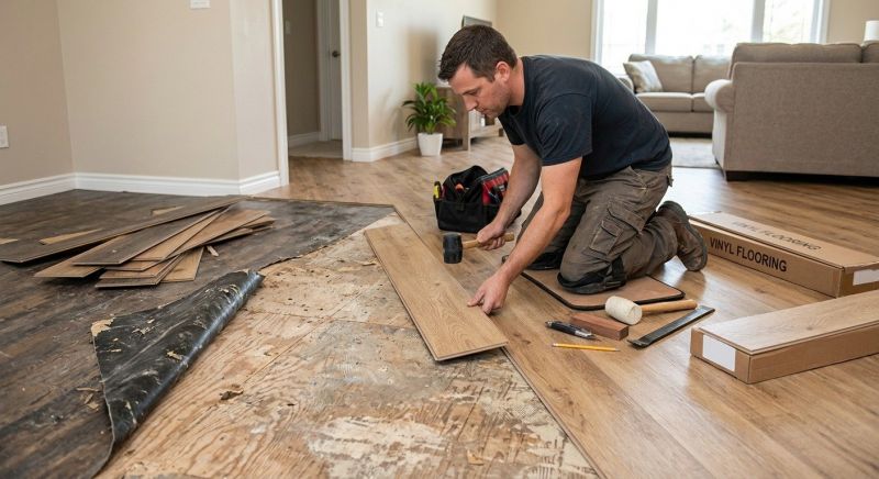 Vinyl Flooring Installation in Sudbury, MA